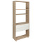 Шкаф книжный unique furniture, amalfi, 182х30х194 см