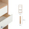 Шкаф книжный unique furniture, amalfi, 182х30х194 см